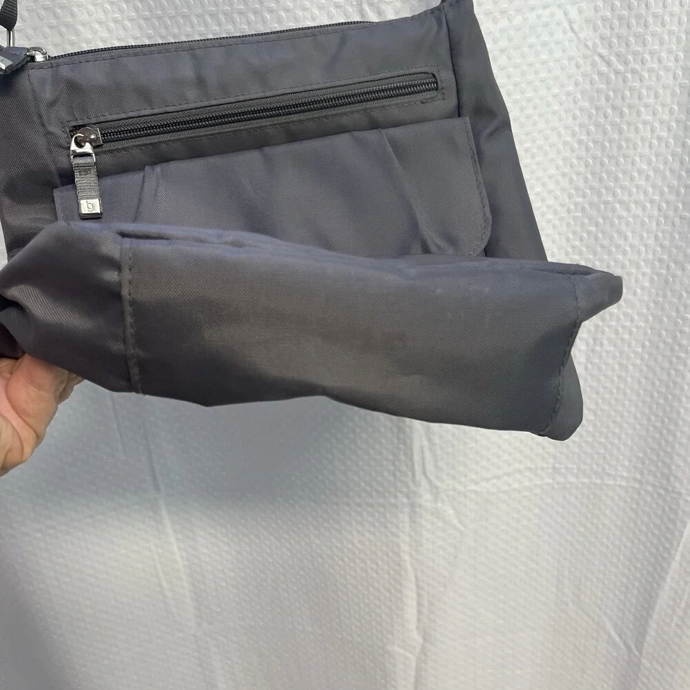 Baggallini Women’s Gray Nylon Travel‎ Utility Crossbody Bag Gorpcore